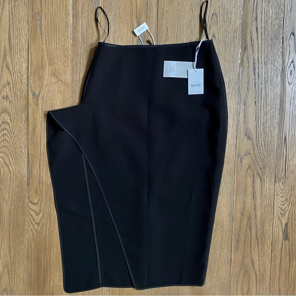 Maticevski Narrate Side Slit Crepe Pencil Skirt NWT